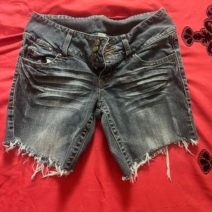 candies jean shorts, low waisted